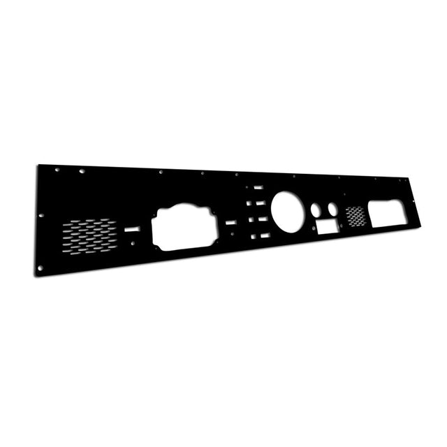 Rugged Ridge Dash Panel Pre-Cut Holes Black 76-86 Jeep CJ Rugged Ridge Dash & Interior Trim  AXOPROS