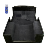 Rugged Ridge Deluxe Carpet Kit w/ Adhesive Gray 76-95 Jeep CJ &Jeep Wrangler YJ Rugged Ridge Floor Mats Carpeted  AXOPROS