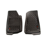 Rugged Ridge Floor Liner Front Black 2018-2020 Jeep Wrangler 2020 Gladiator JL / JT Rugged Ridge Floor Mats - Rubber  AXOPROS