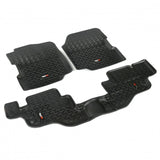 Rugged Ridge Floor Liner Front/Rear Black 1976-1986 Jeep CJ-7 / Jeep Wrangler 87-95 / YJ Rugged Ridge Floor Mats - Rubber  AXOPROS