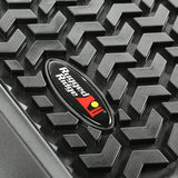 Rugged Ridge Floor Liner Front/Rear/Cargo Black 1976-1995 Jeep Wrangler / CJ Rugged Ridge Floor Mats - Rubber  AXOPROS