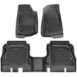 Rugged Ridge Floor Liner Kit Black F/R 20-21 Jeep Gladiator (JT) Rugged Ridge Floor Mats - Rubber  AXOPROS