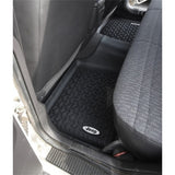 Rugged Ridge Floor Liner Rear Black 1984-2001 Jeep Logo Cherokee XJ Rugged Ridge Floor Mats - Rubber  AXOPROS