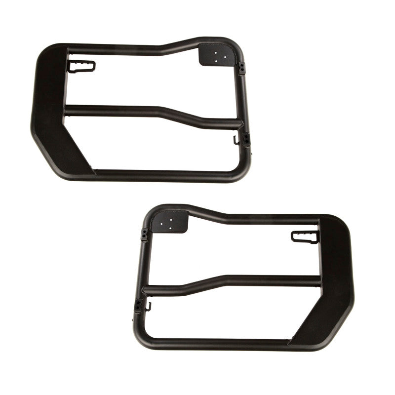 Rugged Ridge Fortis Front Tube Doors with Mirrors 18-23 Jeep Wrangler JL/JT Rugged Ridge Doors  AXOPROS