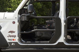 Rugged Ridge Fortis Front Tube Doors with Mirrors 18-23 Jeep Wrangler JL/JT Rugged Ridge Doors  AXOPROS