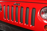 Rugged Ridge Grille Insert Satin Stainless 07-18 Jeep Wrangler Rugged Ridge Grilles  AXOPROS