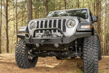 Rugged Ridge HD Bumper Full Width Front 07-18 Jeep Wrangler JK 18-20 Jeep Wrangler JL 2020 JT Rugged Ridge Bumpers - Steel  AXOPROS