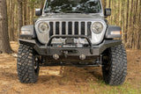 Rugged Ridge HD Bumper Full Width Front 07-18 Jeep Wrangler JK 18-20 Jeep Wrangler JL 2020 JT Rugged Ridge Bumpers - Steel  AXOPROS