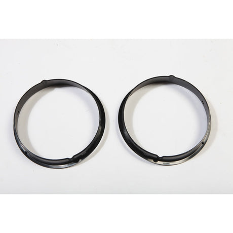 Rugged Ridge Headlight Bezels Black 97-06 Jeep Wrangler Rugged Ridge Light Mounts  AXOPROS