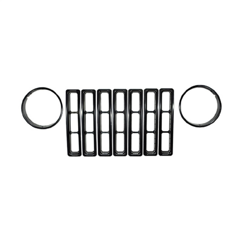 Rugged Ridge Headlight Bezels Black 97-06 Jeep Wrangler Rugged Ridge Light Mounts  AXOPROS