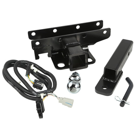 Rugged Ridge Hitch Kit with Ball 2 inch 07-18 Jeep Wrangler JK Rugged Ridge Hitch Accessories  AXOPROS