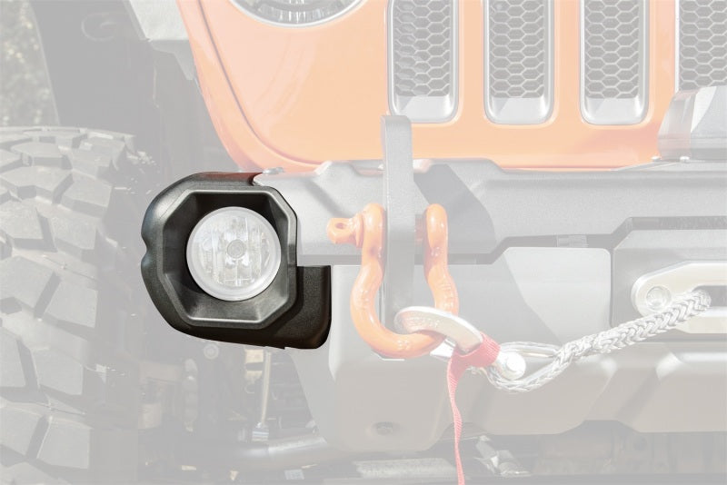 Rugged Ridge Jeep 19-22 Wrangler JL/20-22 Gladiator Venator Front Bumper Stubby Ends - Black Rugged Ridge Bumper Accessories  AXOPROS