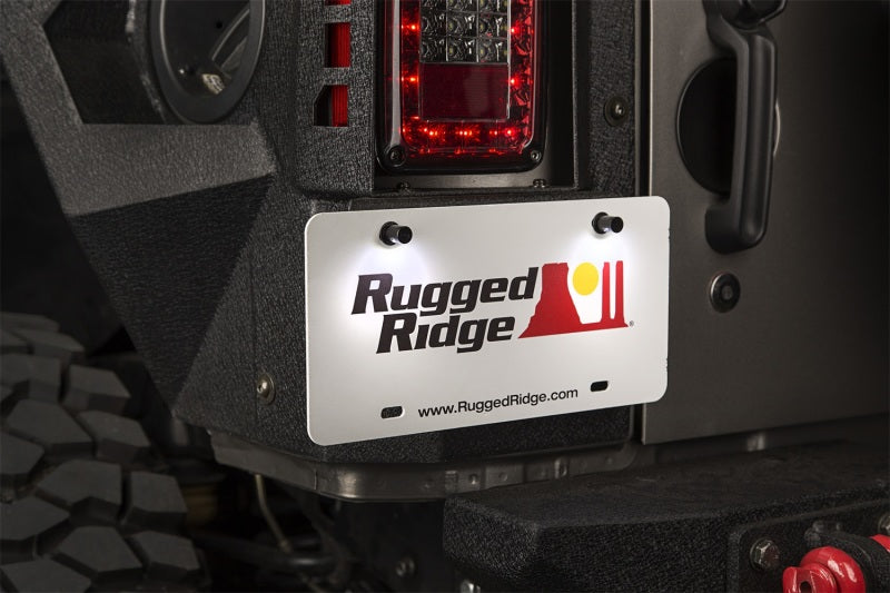 Rugged Ridge LED License Plate Bolts Rugged Ridge Exterior Trim  AXOPROS