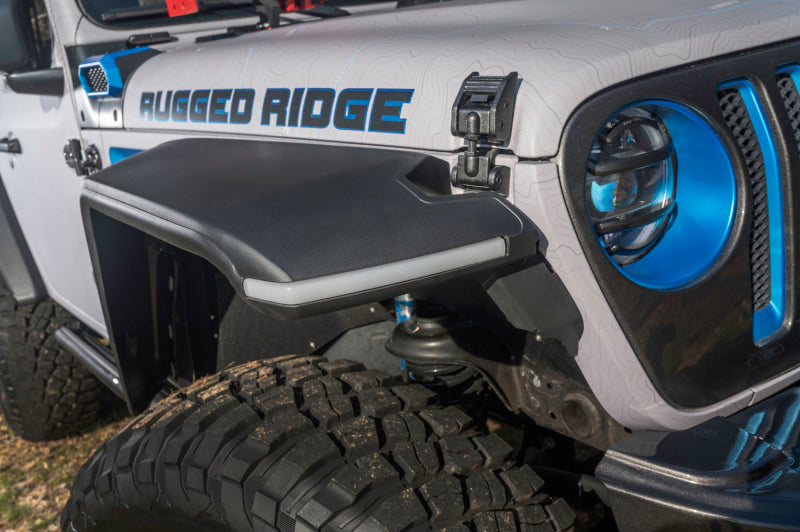 Rugged Ridge Max Terrain Fender Flare Set F & R 18-22 Jeep Wrangler JL Rugged Ridge Fenders  AXOPROS