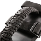 Rugged Ridge Paracord Grab Handles Black/Black Pair Rugged Ridge Dash & Interior Trim  AXOPROS
