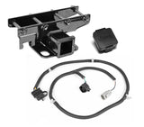 Rugged Ridge Receiver Hitch Kit Jeep Logo 07-18 Jeep Wrangler Rugged Ridge Hitch Accessories  AXOPROS