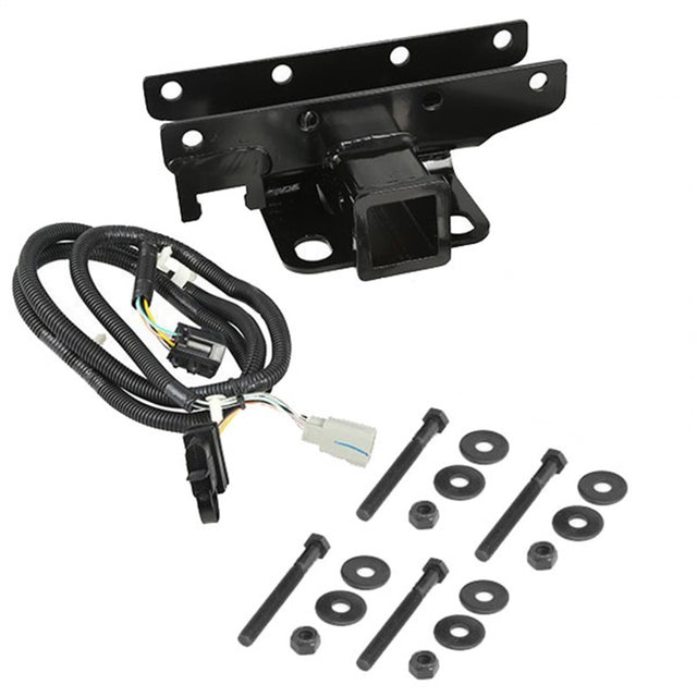 Rugged Ridge Receiver Hitch Kit w/ Wiring Harness 07-18 Jeep Wrangler JK Rugged Ridge Hitch Accessories  AXOPROS