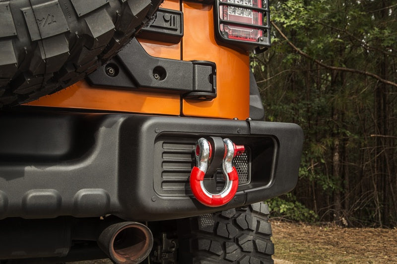 Rugged Ridge Red 7/8in D-Ring Isolator Kit Rugged Ridge Shackle Kits  AXOPROS