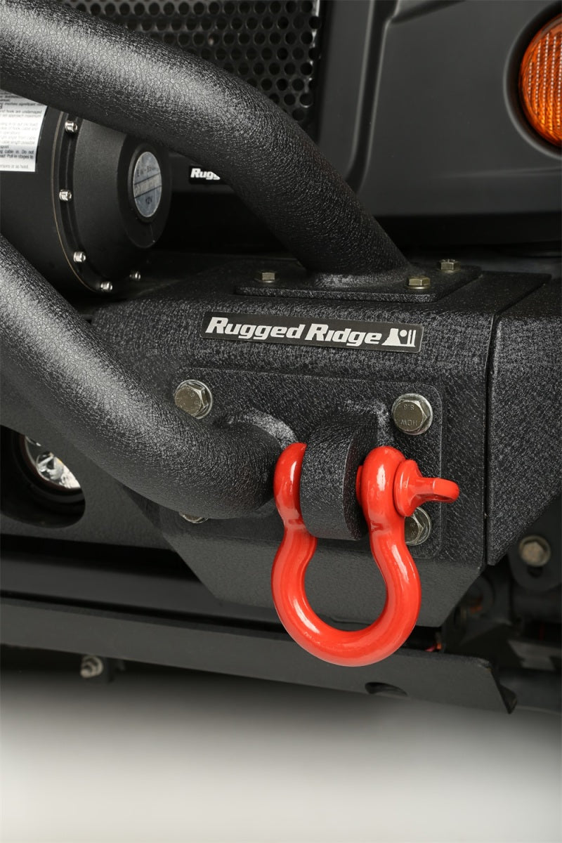 Rugged Ridge Red 7/8in D-Shackles Rugged Ridge Shackle Kits  AXOPROS