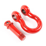 Rugged Ridge Red 7/8in D-Shackles Rugged Ridge Shackle Kits  AXOPROS