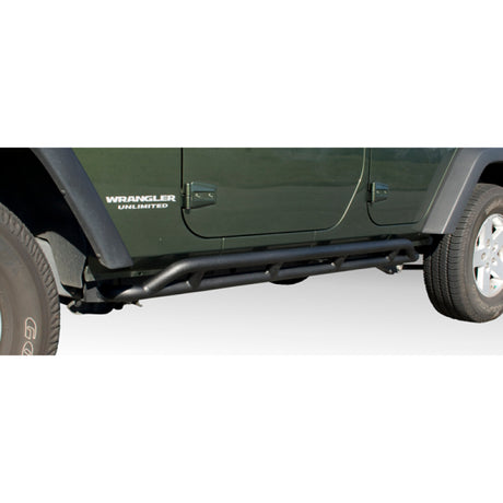 Rugged Ridge RRC Rocker Guards Black 07-18 4-Door Jeep Wrangler Rugged Ridge Body Armor & Rock Rails  AXOPROS