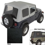Rugged Ridge S-Top Door Skins Black Tinted Windows 88-95 Jeep Wrangler YJ Rugged Ridge Soft Tops  AXOPROS