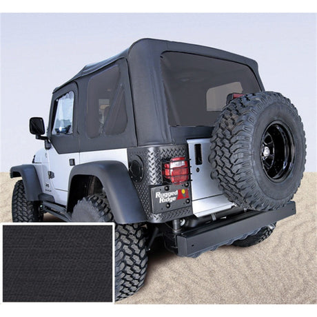 Rugged Ridge S-Top No Door Skins Black Tinted Windows 03-06 Wrang Rugged Ridge Soft Tops  AXOPROS