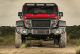 Rugged Ridge Spartacus Front Bumper Black 07-18 Jeep Wrangler Rugged Ridge Bumpers - Steel  AXOPROS