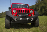 Rugged Ridge Spartan Front Bumper HCE W/Overrider 07-18 Jeep Wrangler JK Rugged Ridge Bumpers - Steel  AXOPROS