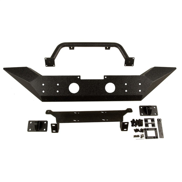 Rugged Ridge Spartan Front Bumper HCE W/Overrider 07-18 Jeep Wrangler JK Rugged Ridge Bumpers - Steel  AXOPROS