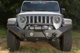 Rugged Ridge Spartan Front Bumper HCE W/Overrider 18-20 Jeep Wrangler JL/JT Rugged Ridge Bumpers - Steel  AXOPROS