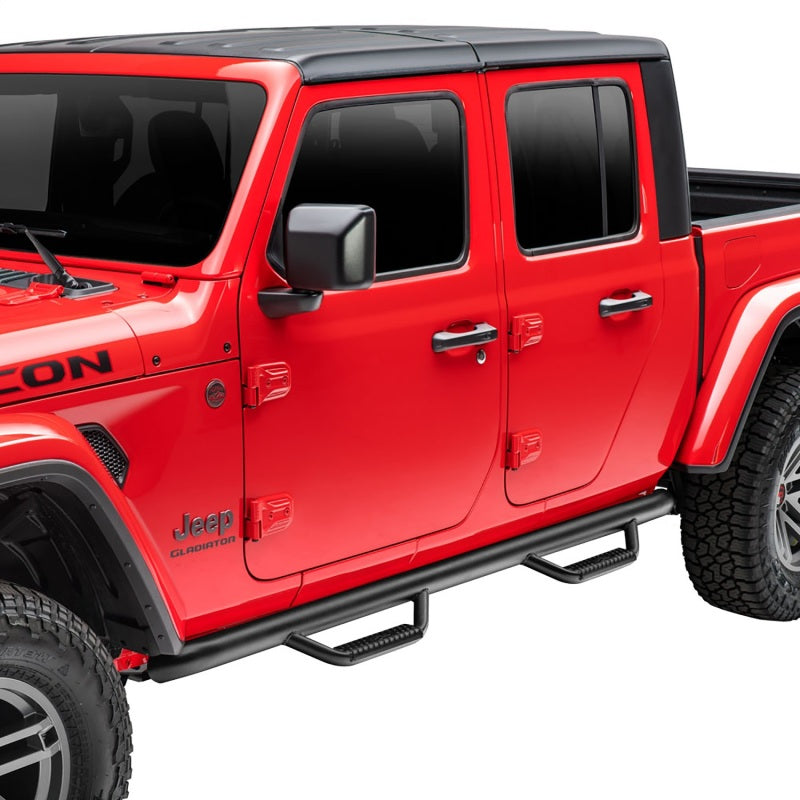 Rugged Ridge Spartan Nerf Bar Black 2020 Jeep Gladiator JT Rugged Ridge Nerf Bars  AXOPROS