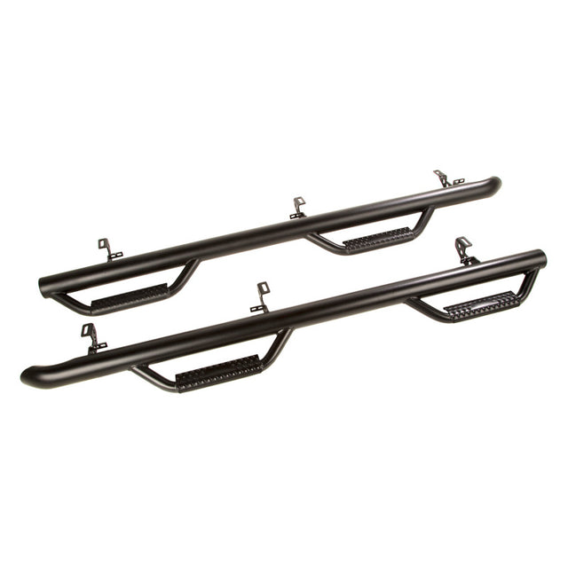 Rugged Ridge Spartan Nerf Bar Textured Black 18-20 Jeep Wrangler JL 4 Door Rugged Ridge Nerf Bars  AXOPROS