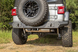 Rugged Ridge Spartan Rear Bumper Full Width 18-20 Jeep Wrangler JL Rugged Ridge Bumpers - Steel  AXOPROS