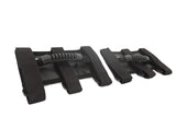 Rugged Ridge Steel Grab Handles F/R Kit Black 07-18 Jeep Wrangler JK/JKU Rugged Ridge Dash & Interior Trim  AXOPROS