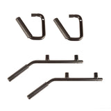 Rugged Ridge Steel Grab Handles F/R Kit Black 07-18 Jeep Wrangler JK/JKU Rugged Ridge Dash & Interior Trim  AXOPROS