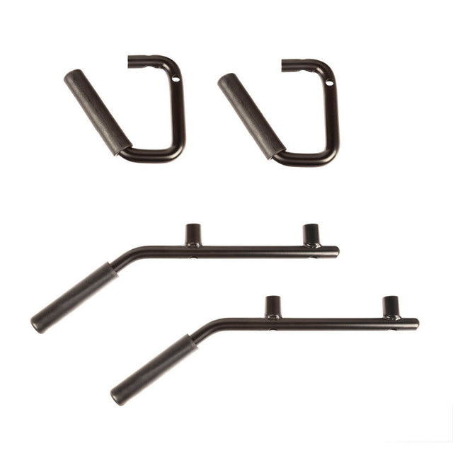 Rugged Ridge Steel Grab Handles F/R Kit Black 07-18 Jeep Wrangler JK/JKU Rugged Ridge Dash & Interior Trim  AXOPROS