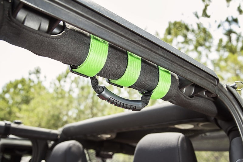 Rugged Ridge Ultimate Grab Handles Green 55-20 CJ/Jeep Wrangler /JT Rugged Ridge Dash & Interior Trim  AXOPROS