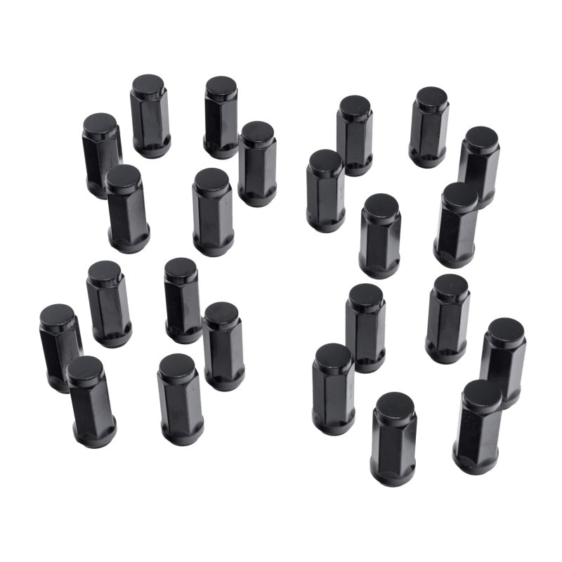Rugged Ridge Wheel Lock Nut Set 24 Black M14-1.5 Rugged Ridge Lug Nuts  AXOPROS