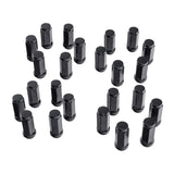 Rugged Ridge Wheel Lock Nut Set 24 Black M14-1.5 Rugged Ridge Lug Nuts  AXOPROS