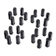 Rugged Ridge Wheel Lock Nut Set 24 Black M14-1.5 Rugged Ridge Lug Nuts  AXOPROS