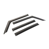 Rugged Ridge Window Visors Matte Black 18-20 Jeep Wrangler JLU/JT Rugged Ridge Wind Deflectors  AXOPROS