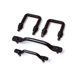Rugged Ridge Windshield Tie Down Kit Black 55-95 Jeep CJ / Jeep Wrangler Rugged Ridge Tie Rods  AXOPROS