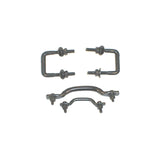 Rugged Ridge Windshield Tie Down Kit Black 55-95 Jeep CJ / Jeep Wrangler Rugged Ridge Tie Rods  AXOPROS