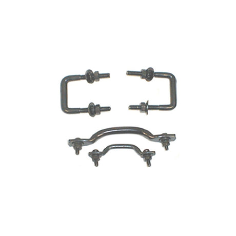 Rugged Ridge Windshield Tie Down Kit Black 55-95 Jeep CJ / Jeep Wrangler Rugged Ridge Tie Rods  AXOPROS