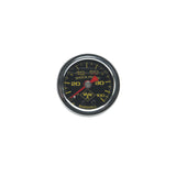 Russell Performance 100 psi fuel pressure gauge black face chrome case (Liquid-filled) Russell Gauges  AXOPROS