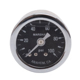 Russell Performance 100 psi fuel pressure gauge (Liquid-filled) Russell Gauges  AXOPROS