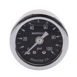 Russell Performance 100 psi fuel pressure gauge (Liquid-filled) Russell Gauges  AXOPROS