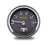Russell Performance 15 psi fuel pressure gauge (Non liquid-filled) Russell Gauges  AXOPROS