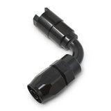 Russell Performance 3/8in SAE Quick Disc Female to -6 Hose Black 90 Degree Hose End Russell Fittings  AXOPROS